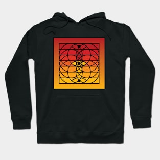 Doc Labs - Third Eye / Awakening (Geometric Art / Meditation / Yoga) - Version 2 - (Orange/Red) Hoodie